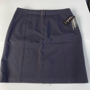 Rafaella Double Stretch Skirt in Navy Professional Workwear Size 12